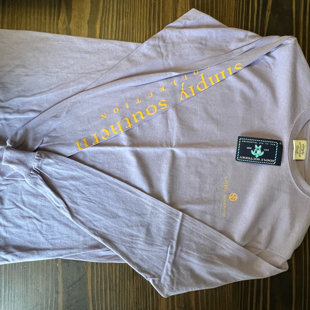 Simply Southern  Lavender Long Sleeve Tee